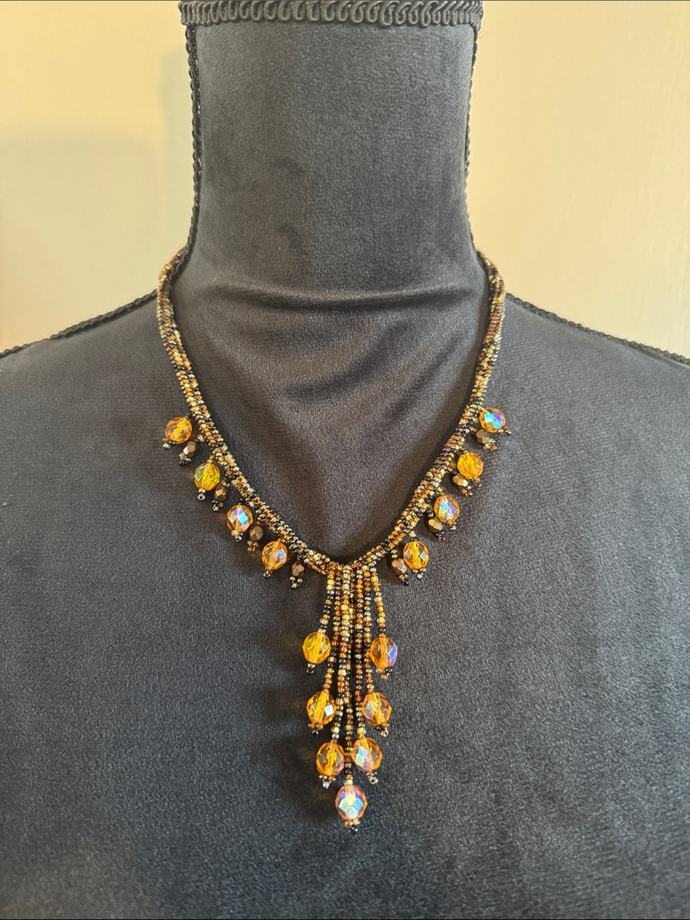 Brown & Gold necklace